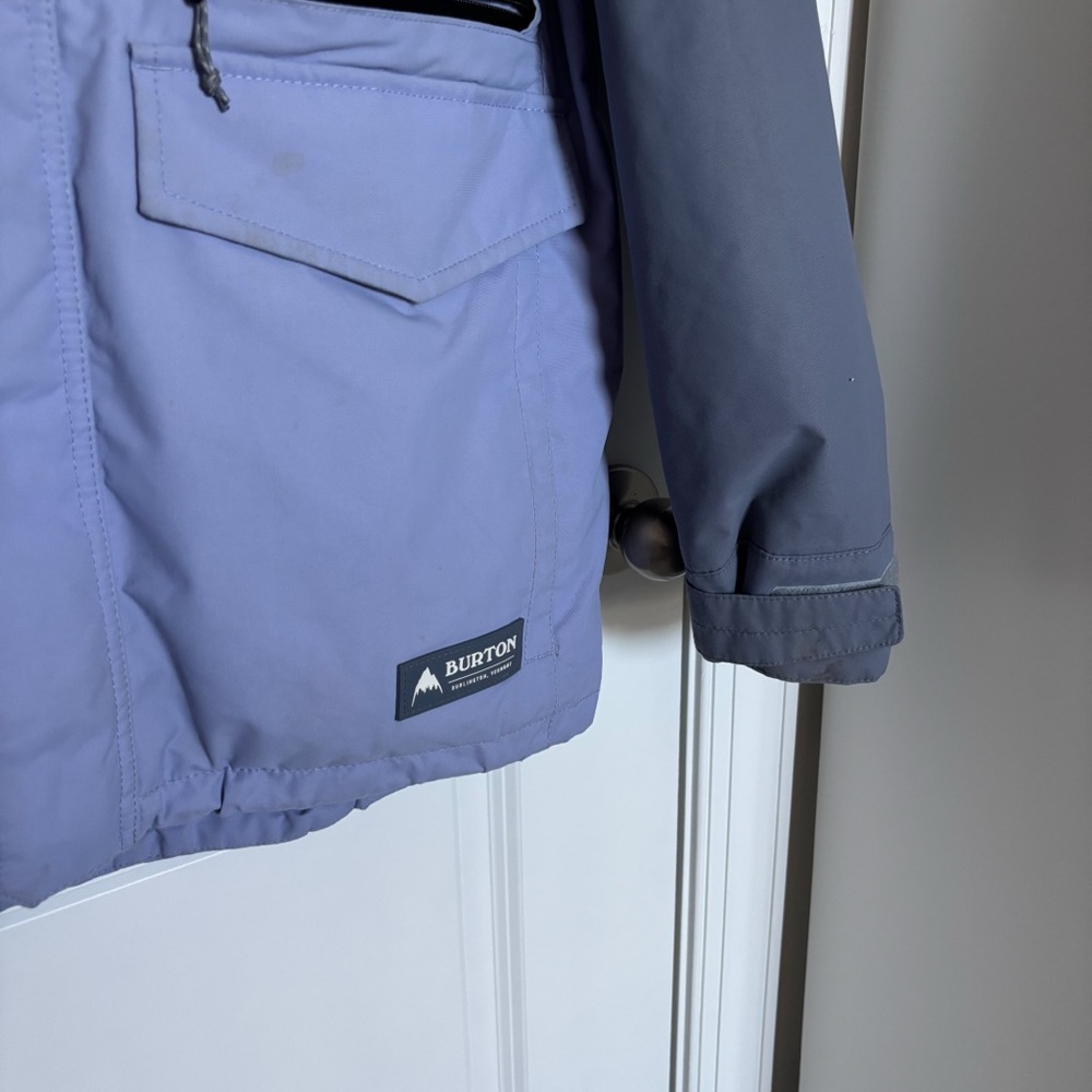 Burton Covert Jacket Folkstone Gray Foxglove Violet - Picture 8 of 8